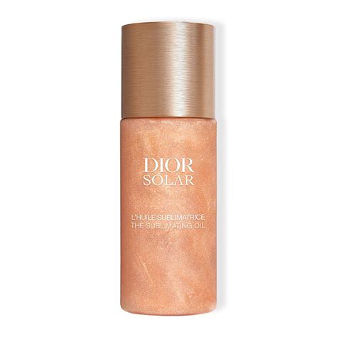 dior solar l'huile sublimatrice|dior solar the sublimating oil.